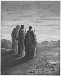 Jesus and the Disciples Going to Emmaus